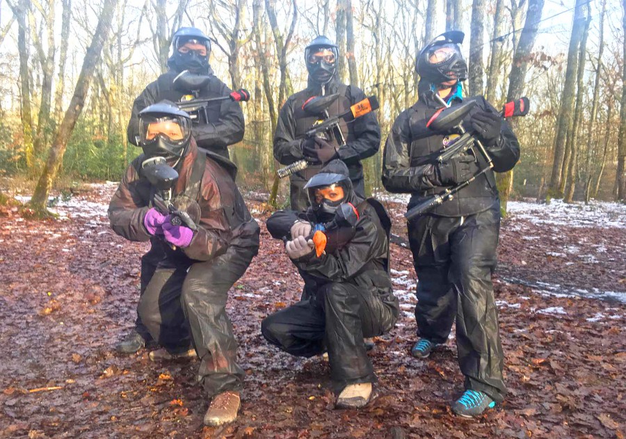 Paintballing and orienteering 12